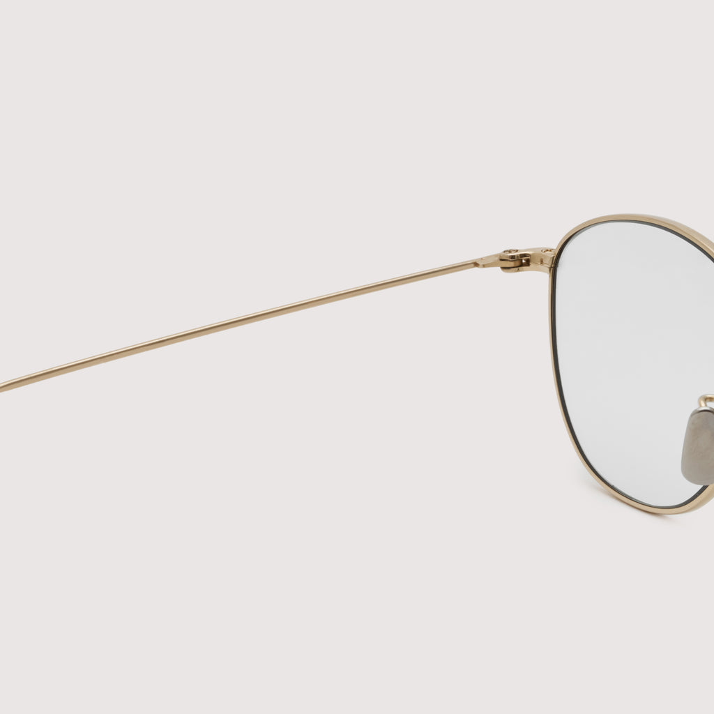 KOUGETSU #3 CHAMPAGNE GOLD × CLEAR to D.GREY（調光レンズ）