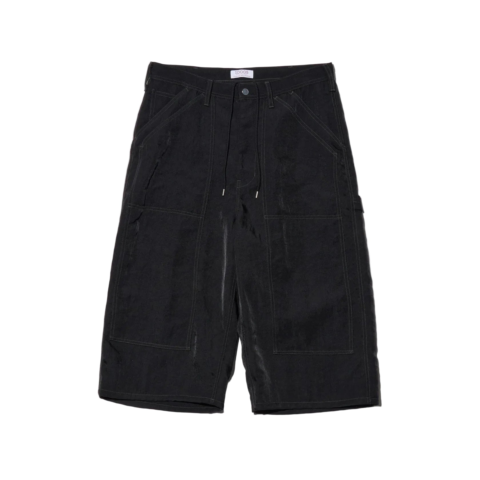 HEAVY NYLON DOUBLE-KNEE CROPPED