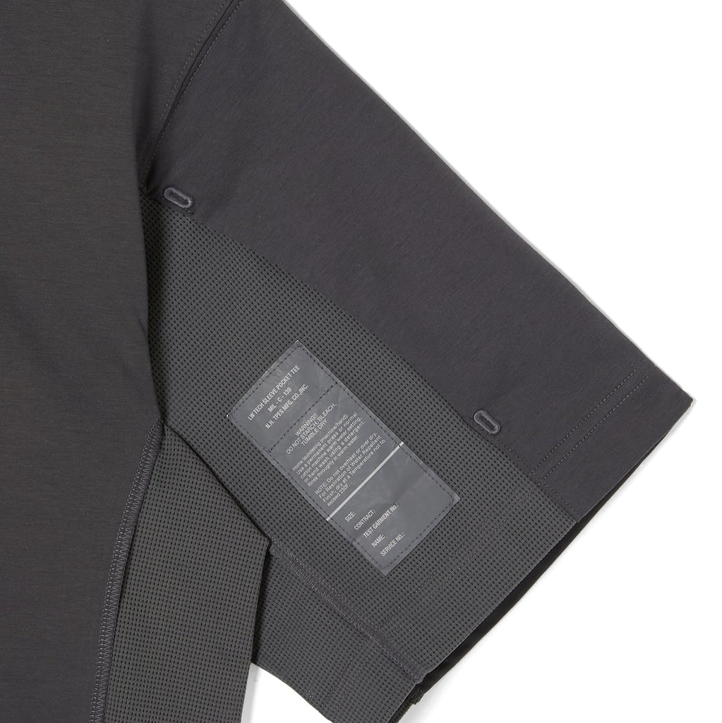 [9251-CS53-015] SIDE-PANEL T-SHIRT [2 COLORS]