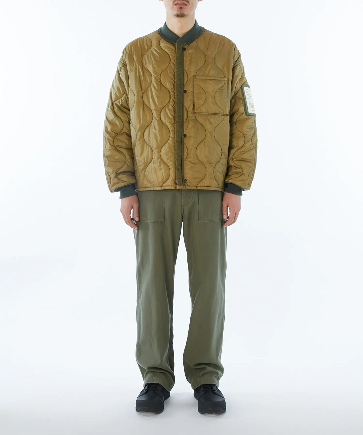 [9262-BL01-003] QUILTED JACKET