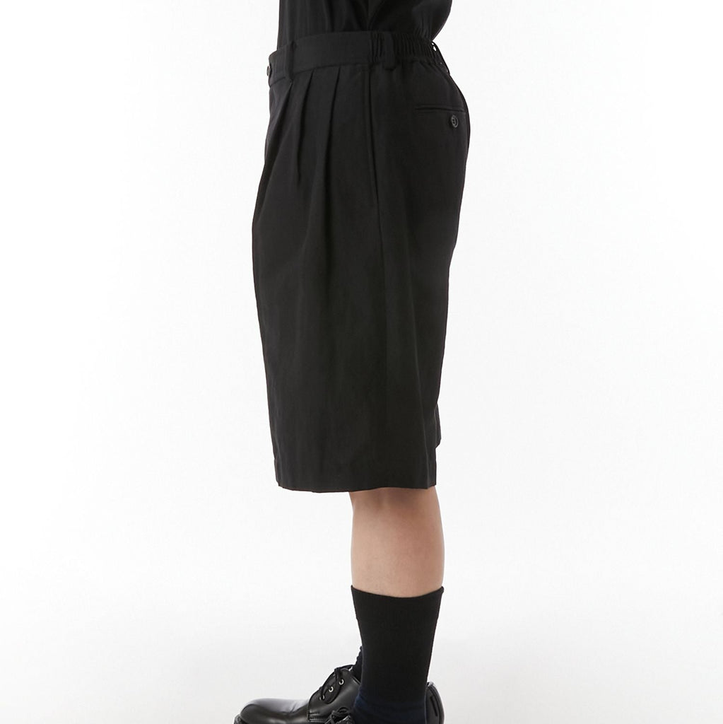 [2251-PT50-001] TUCKED HALF PANTS [2 COLORS]