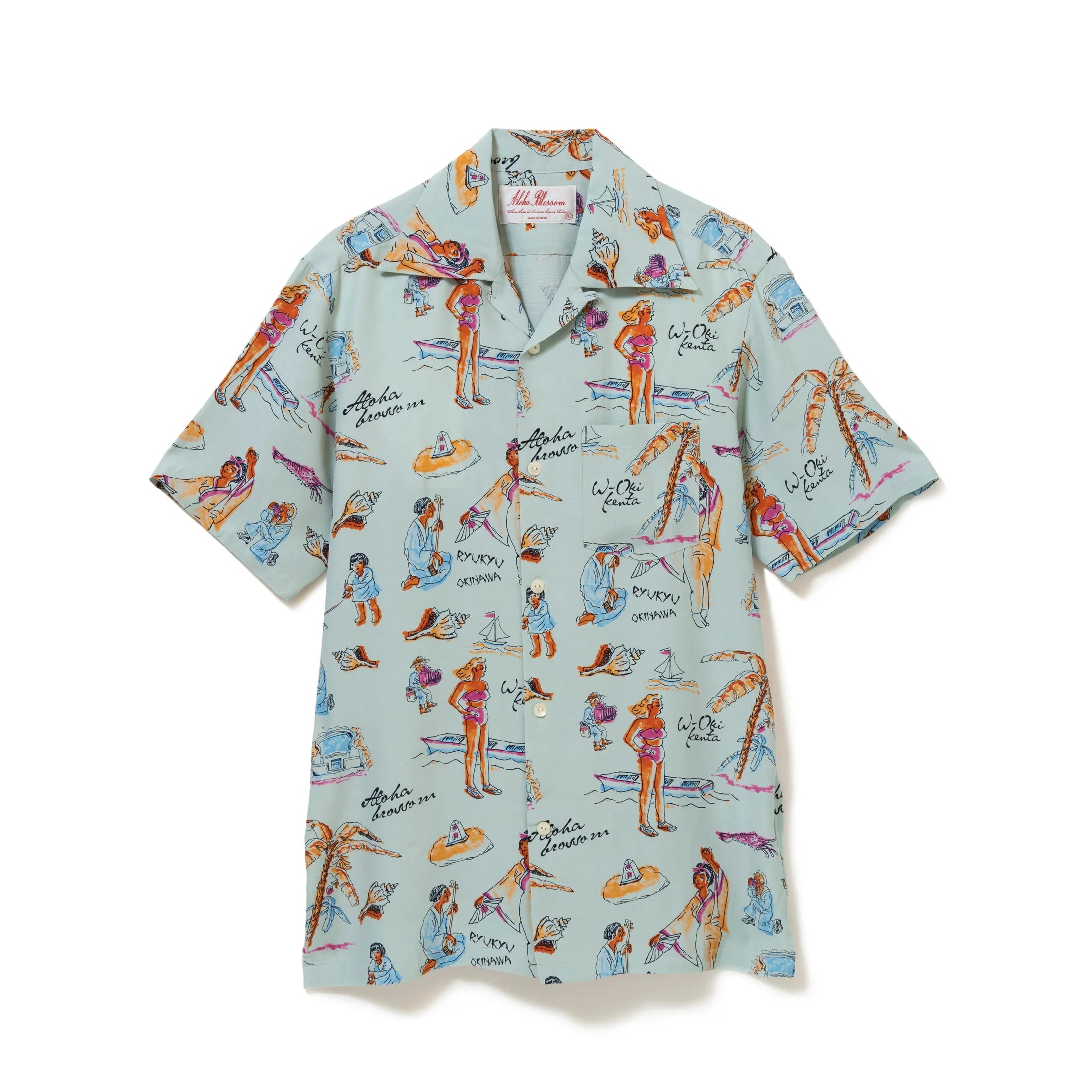 RYUKYU SOUVENIOR S/S SHIRTS | Aloha Blossom（アロハ・ブロッサム） | THE GROUND depot.  ONLINESTORE