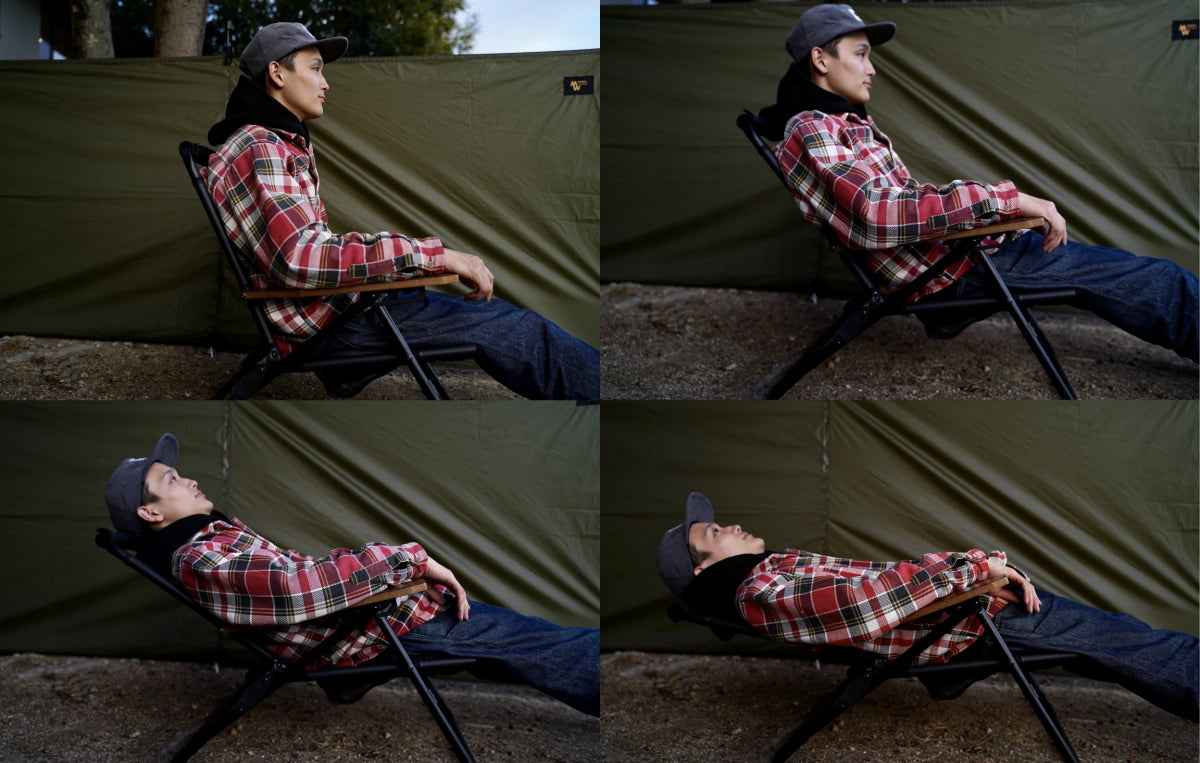 RECLINING LOW ROVER CHAIR｜AS2OV｜OUTDOOR 201 | THE GROUND depot. ONLINESTORE