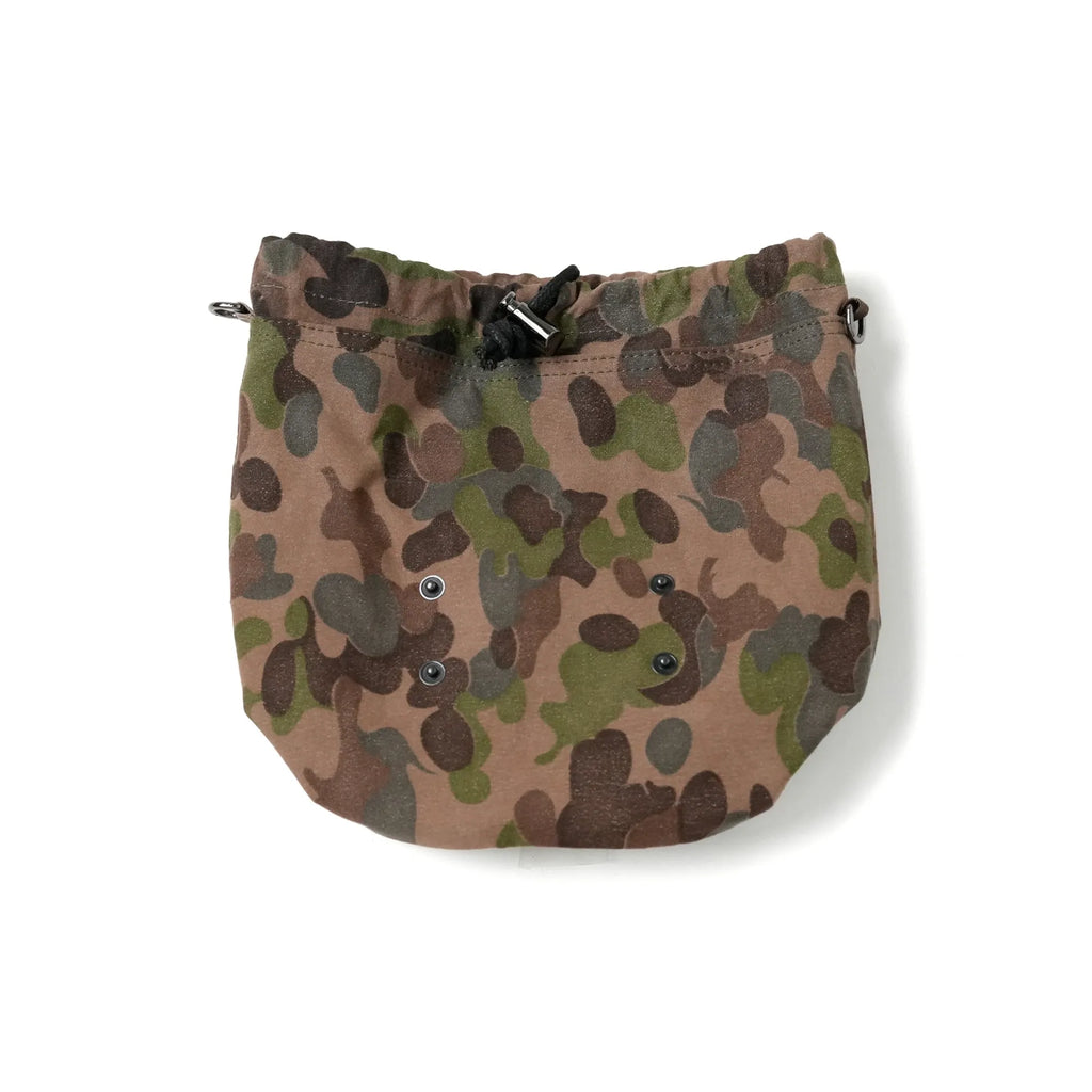 Kinchaku Shoulder with Military Tent Fabric [Material Selected by TOTO] *EXCLUSIVE