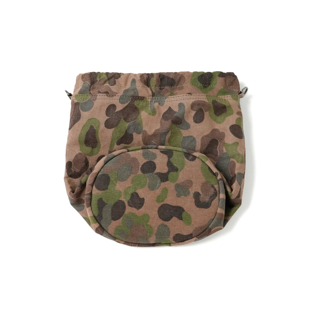 Kinchaku Shoulder with Military Tent Fabric [Material Selected by TOTO] *EXCLUSIVE