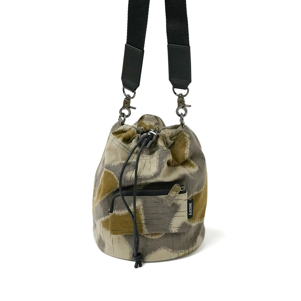 Kinchaku Shoulder with Military Tent Fabric [Material Selected by TOTO] *EXCLUSIVE