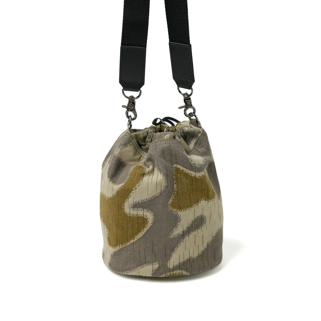 Kinchaku Shoulder with Military Tent Fabric [Material Selected by TOTO] *EXCLUSIVE