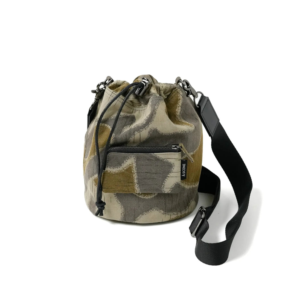 Kinchaku Shoulder with Military Tent Fabric [Material Selected by TOTO] *EXCLUSIVE