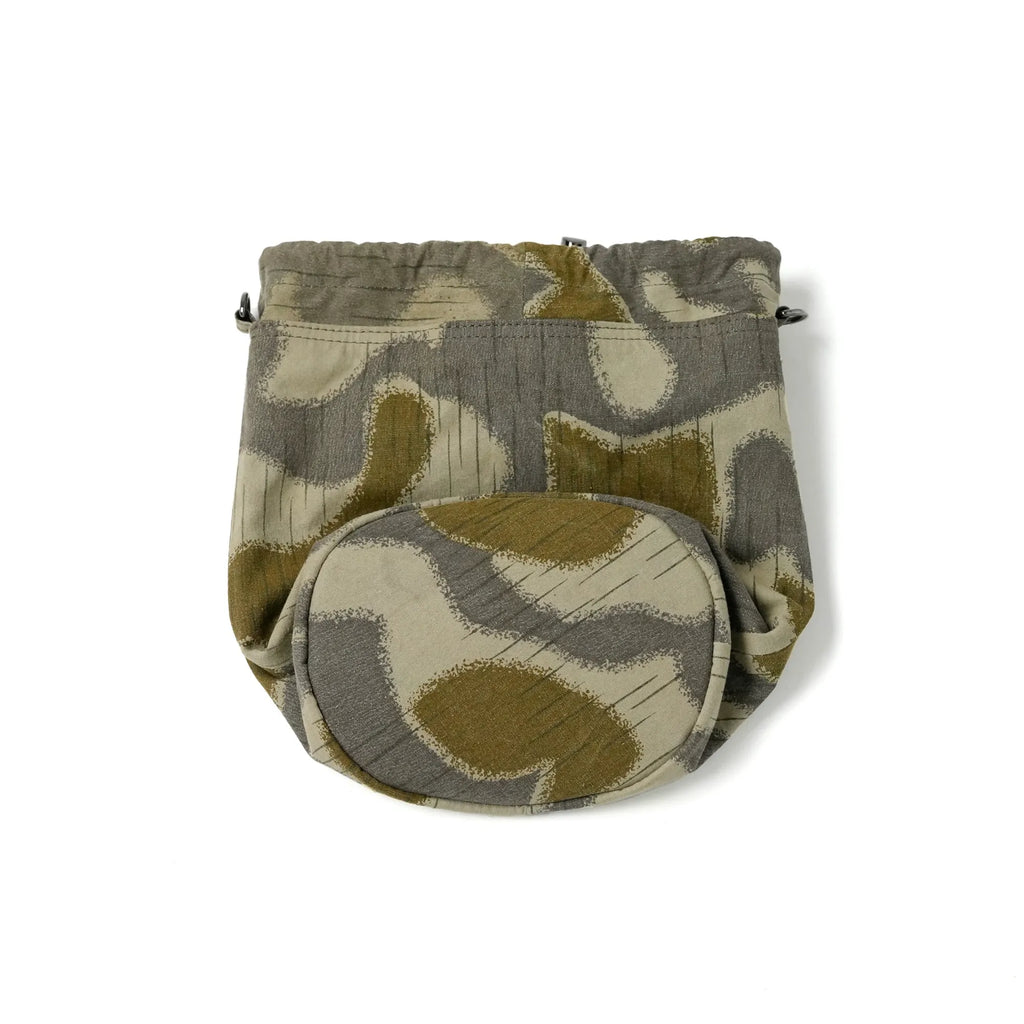 Kinchaku Shoulder with Military Tent Fabric [Material Selected by TOTO] *EXCLUSIVE