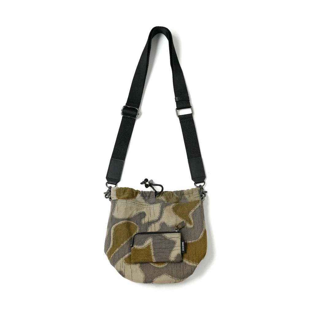 Kinchaku Shoulder with Military Tent Fabric [Material Selected by TOTO] *EXCLUSIVE