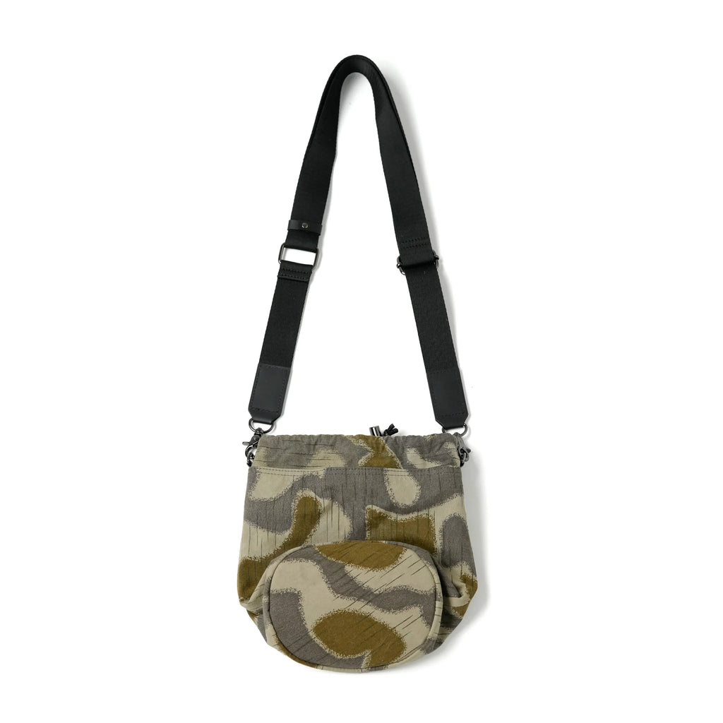 Kinchaku Shoulder with Military Tent Fabric [Material Selected by TOTO] *EXCLUSIVE