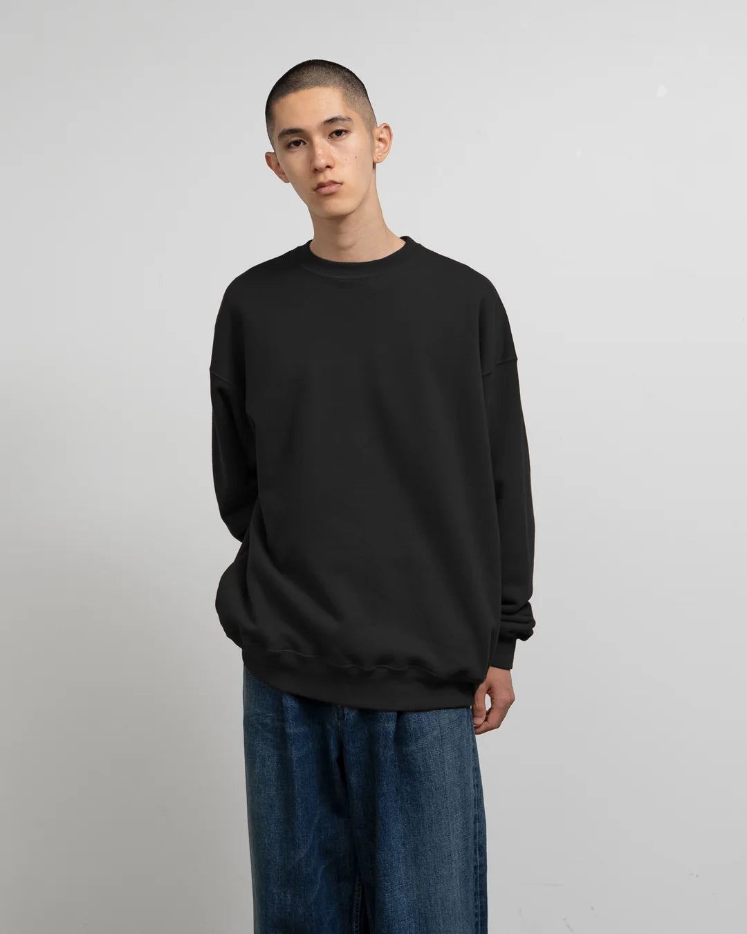 AZUMA Terry Crew Neck Sweat [GU263-70248B]