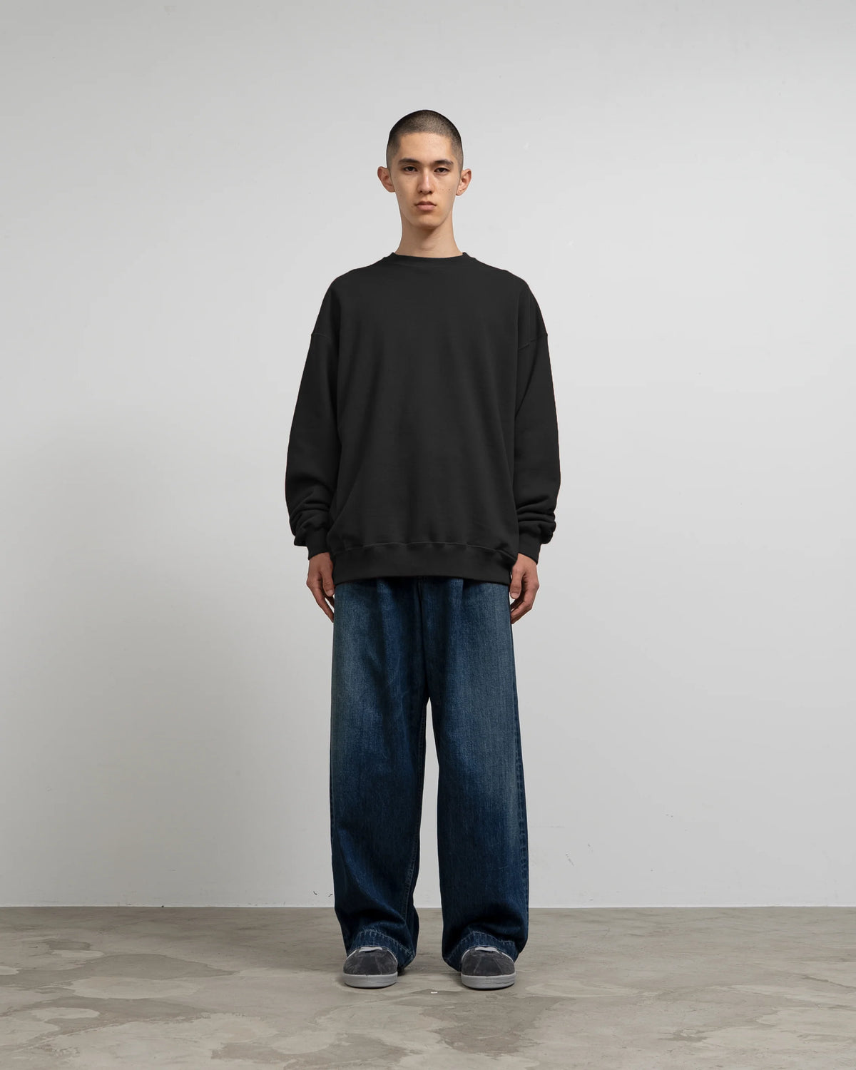AZUMA Terry Crew Neck Sweat [GU263-70248B]