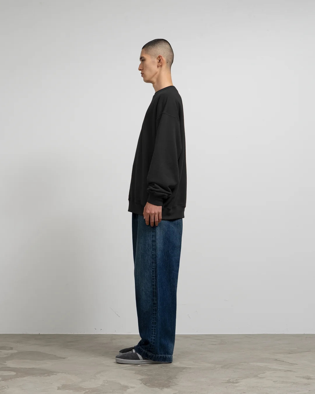 AZUMA Terry Crew Neck Sweat [GU263-70248B]