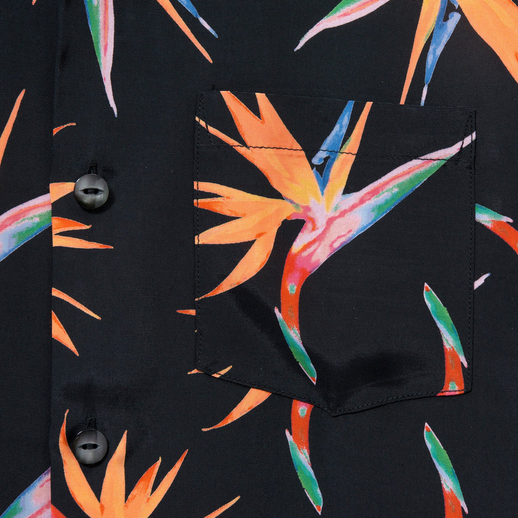 BIRDS OF PARADISE SHORT SLEEVE - BLACK