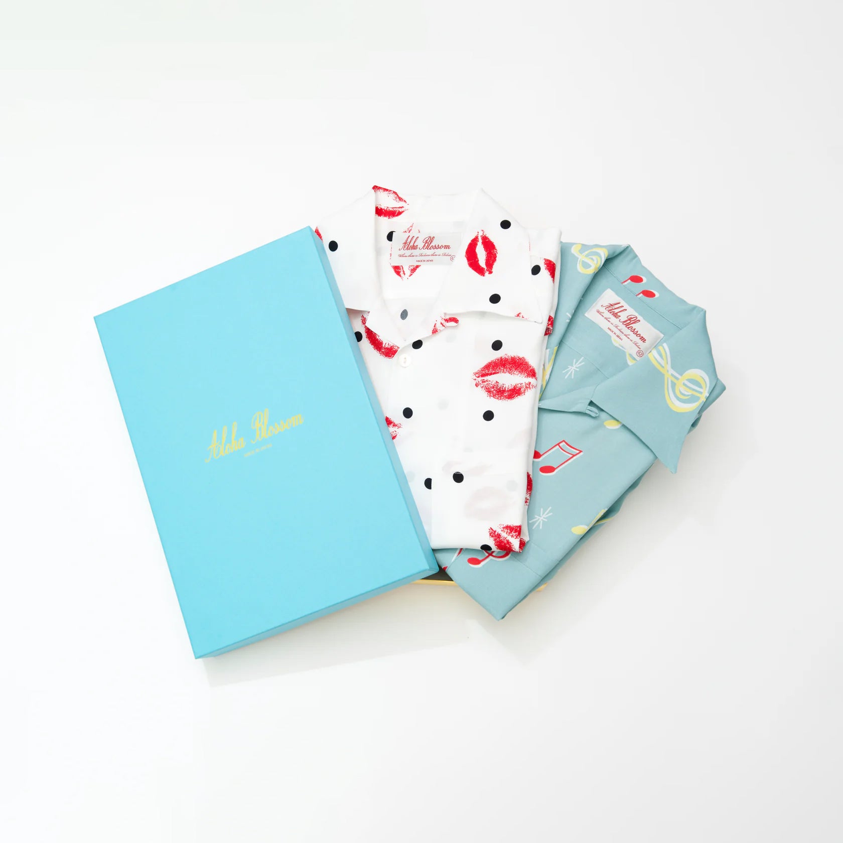 Aloha Blossom “Hula Girl” サイズ44 HULA GIRL SHORT SLEEVE - BLACK