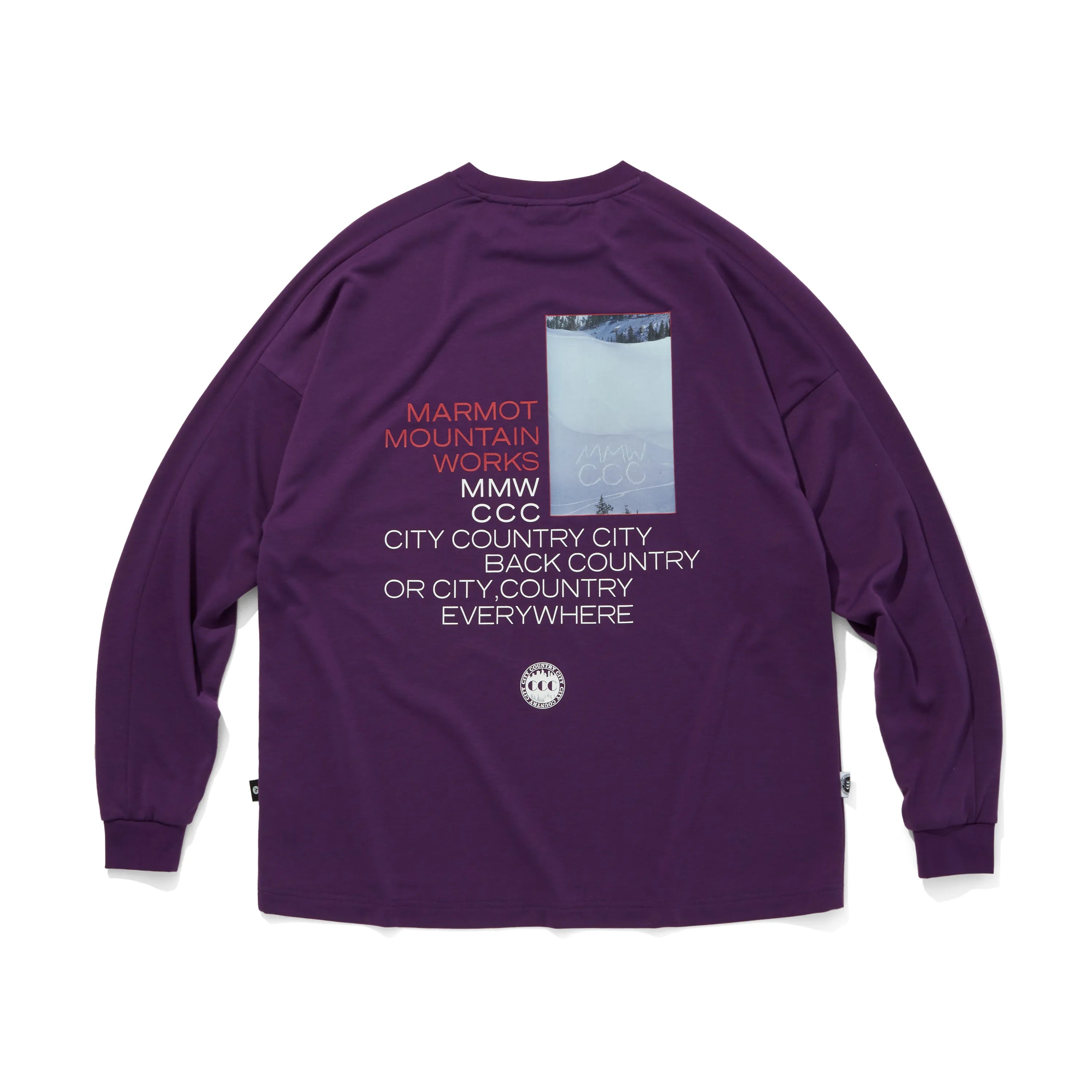 CITYCOUNTRYCITYx MARMOT_MMWCCC EVERYWHERE L/S T-SHIRT_MMWCCC [3 COLORS]