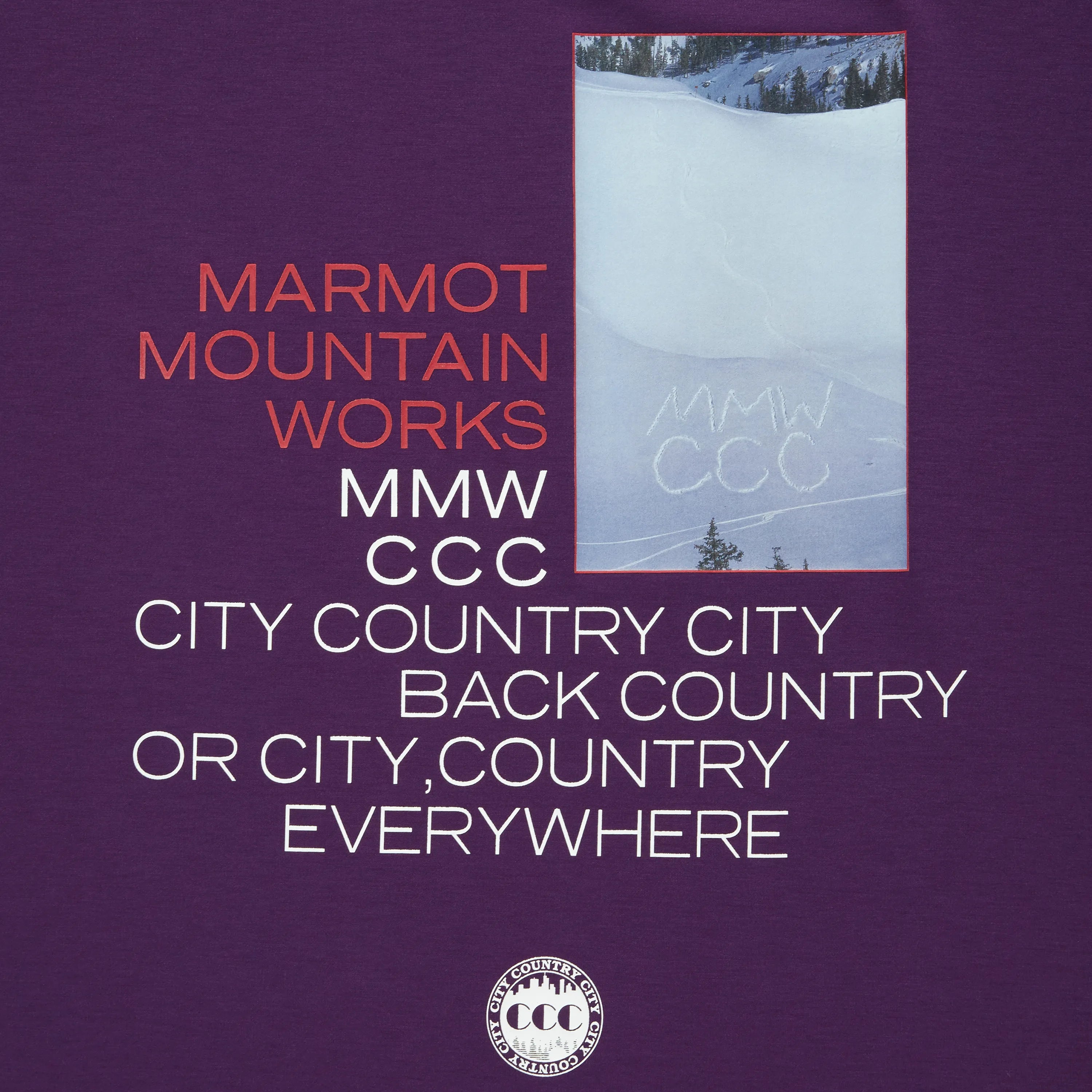 CITYCOUNTRYCITYx MARMOT_MMWCCC EVERYWHERE L/S T-SHIRT_MMWCCC [3 COLORS]