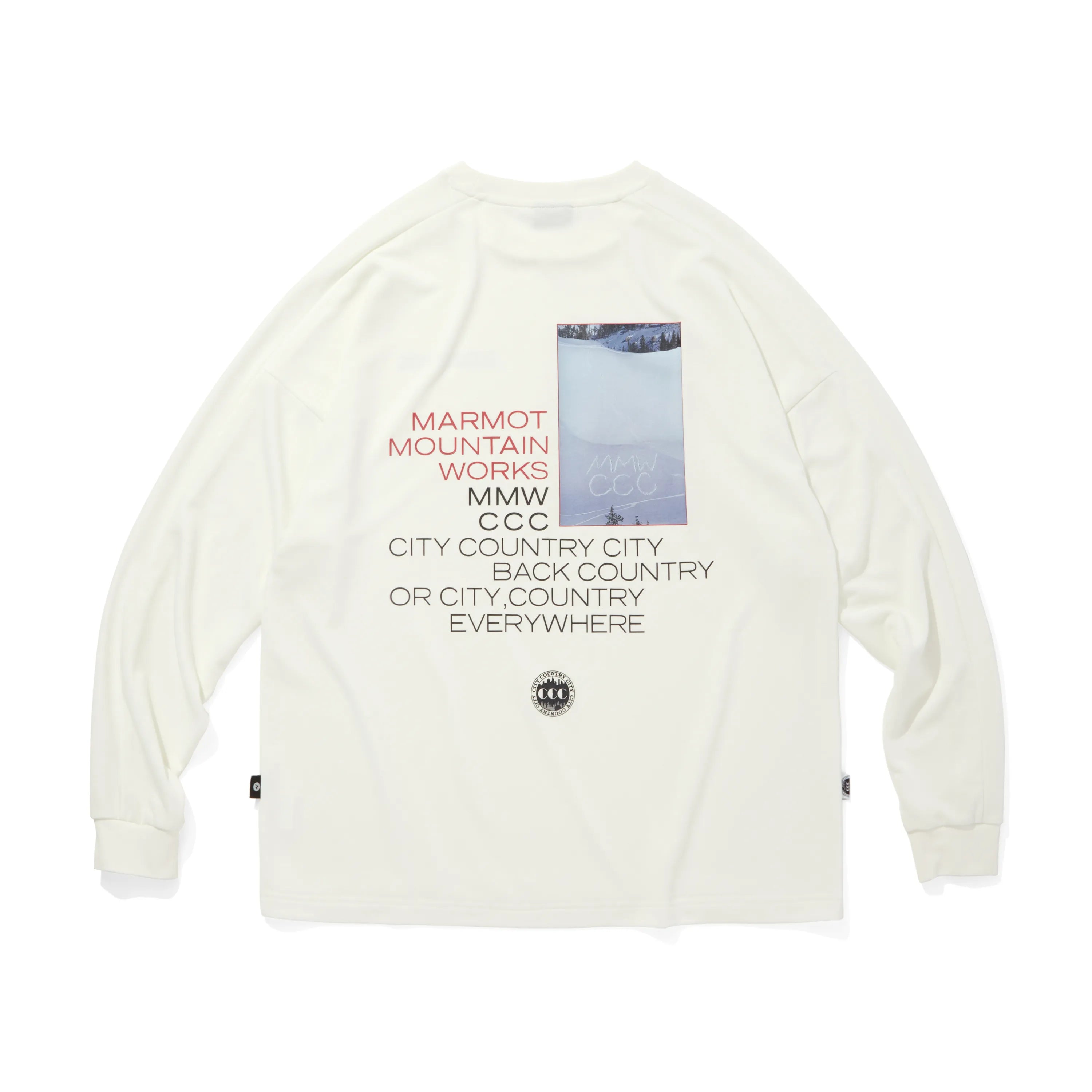CITYCOUNTRYCITYx MARMOT_MMWCCC EVERYWHERE L/S T-SHIRT_MMWCCC [3 COLORS]