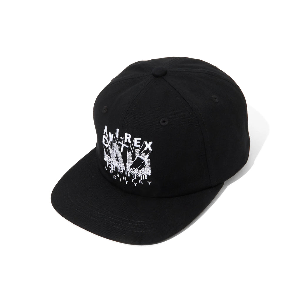 CITY COUNTRY CITY x AVIREX_EMBROIDERED LOGO COTTON TWILL CAP