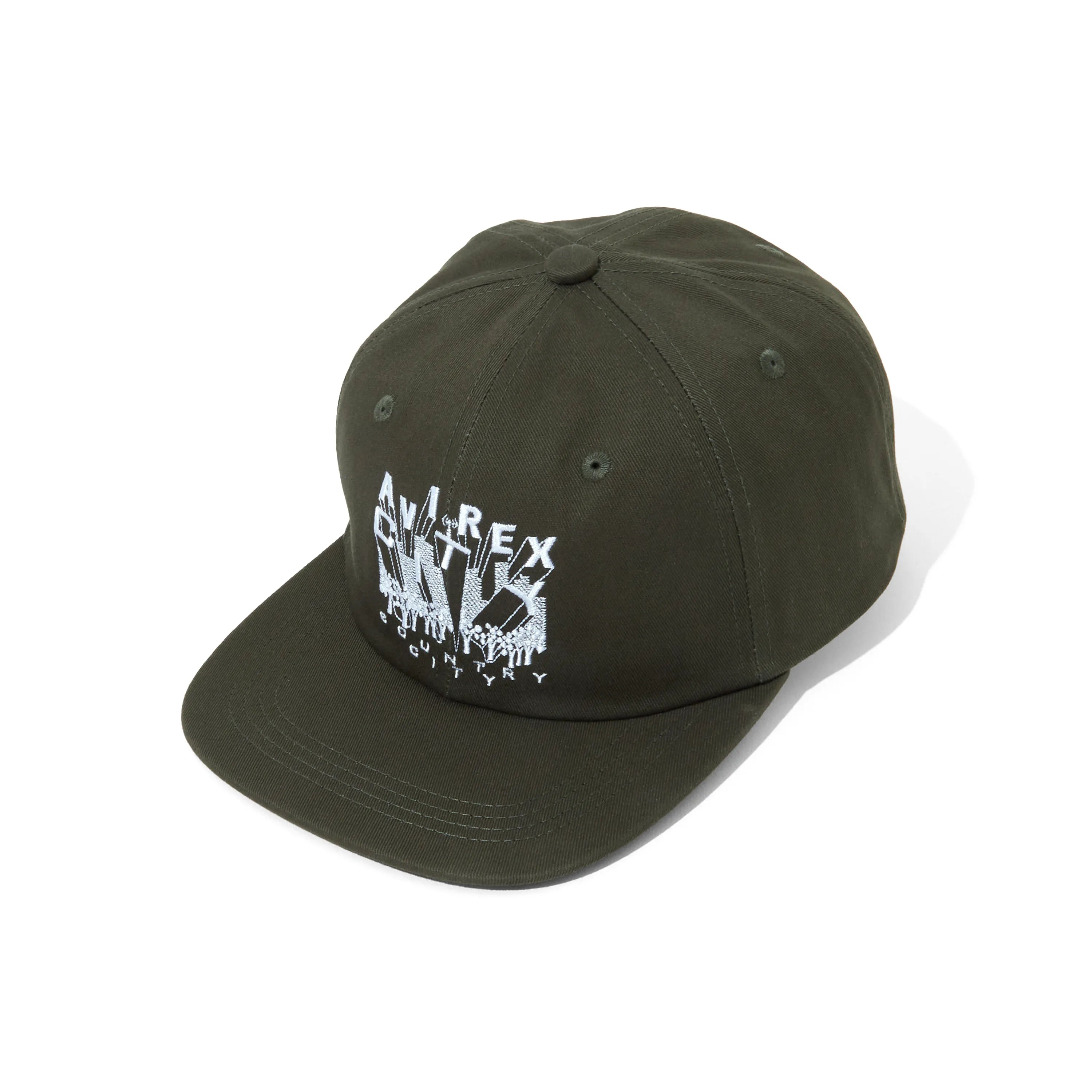 CITY COUNTRY CITY x AVIREX_EMBROIDERED LOGO COTTON TWILL CAP