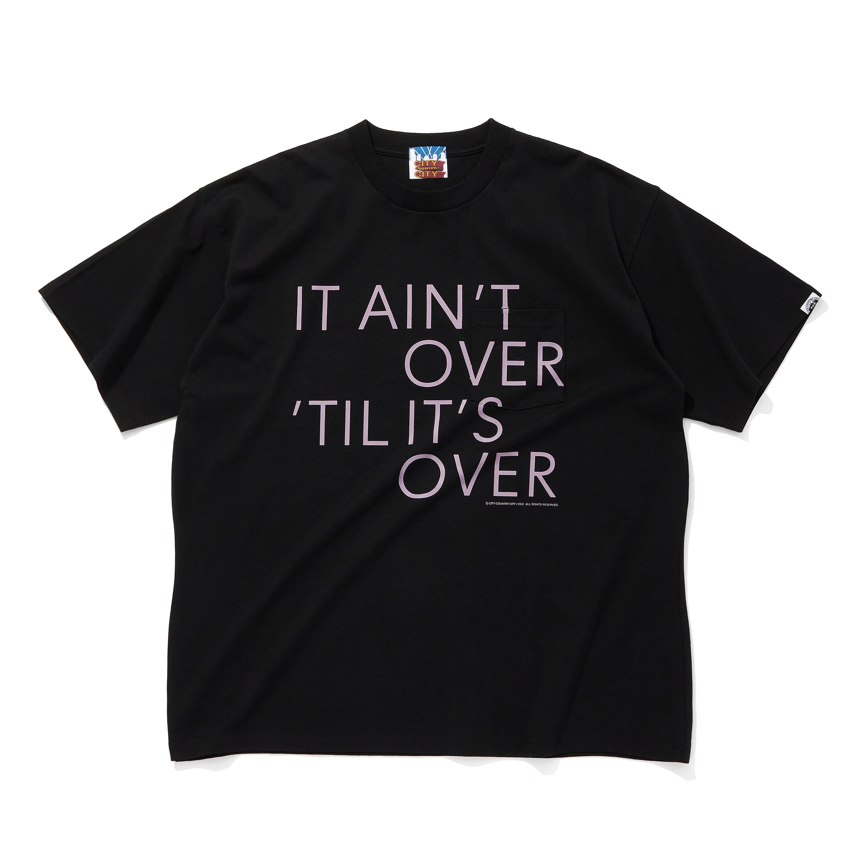 COTTON POCKET T-SHIRTS_AINT OVER [3 COLORS]