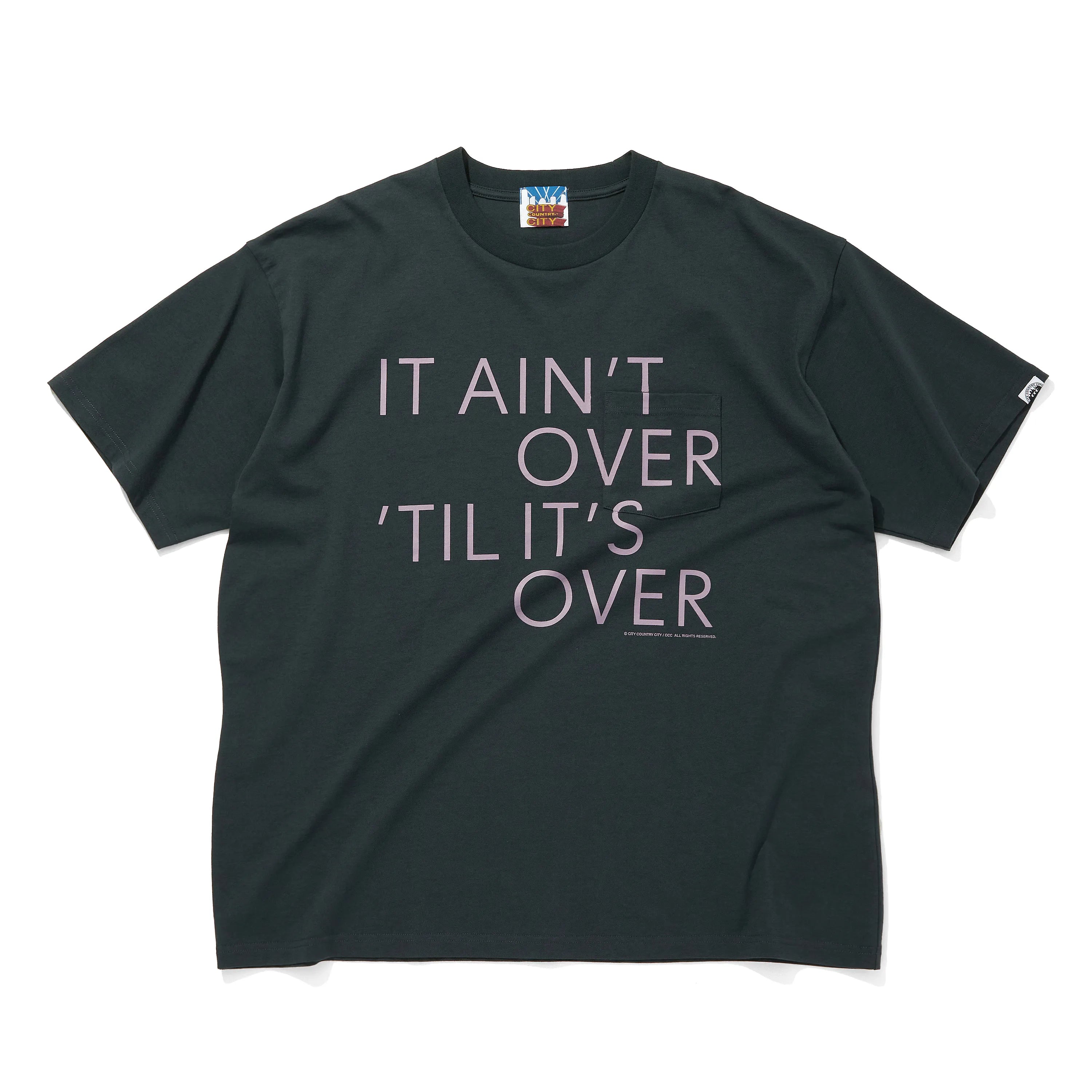 COTTON POCKET T-SHIRTS_AINT OVER [3 COLORS]
