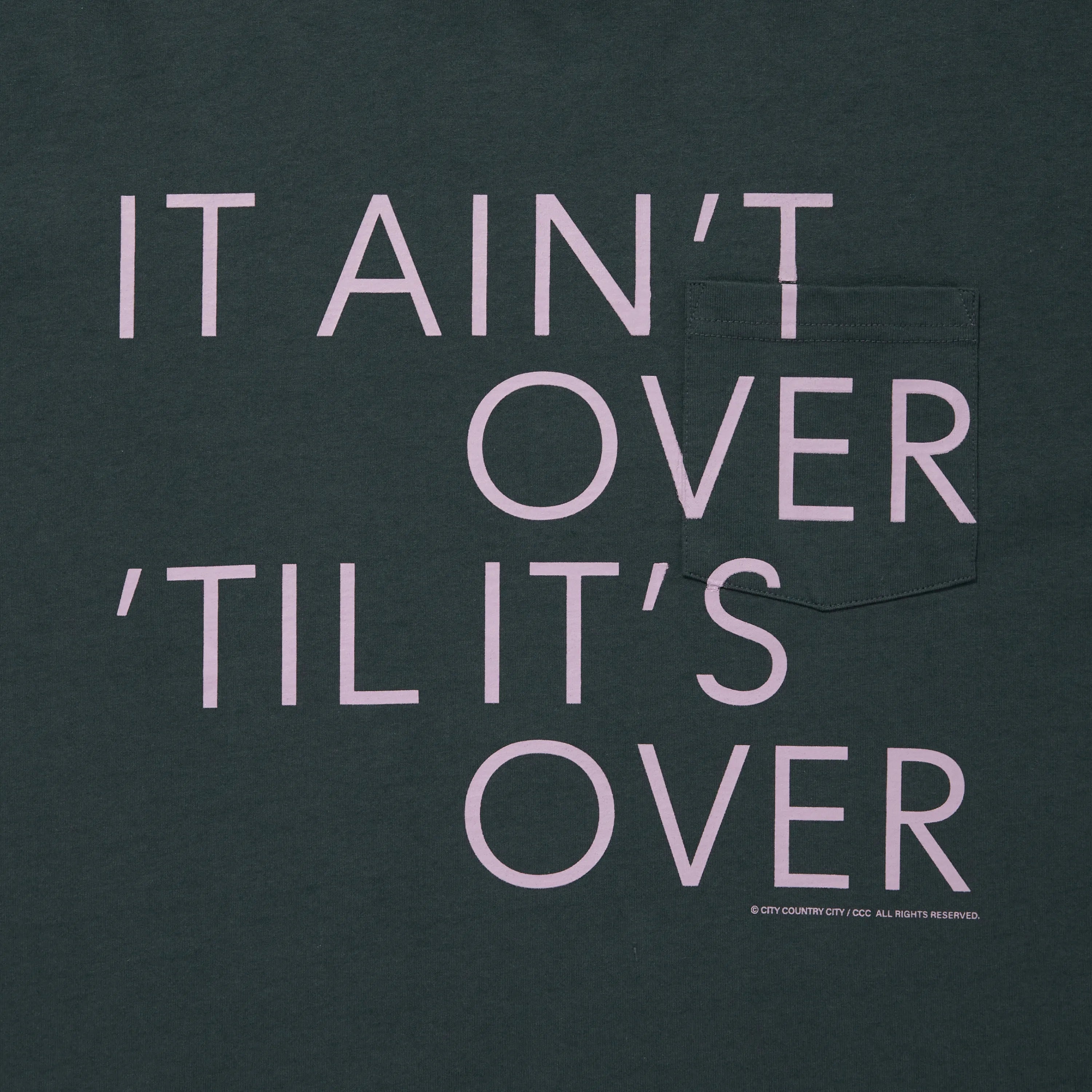 COTTON POCKET T-SHIRTS_AINT OVER [3 COLORS]