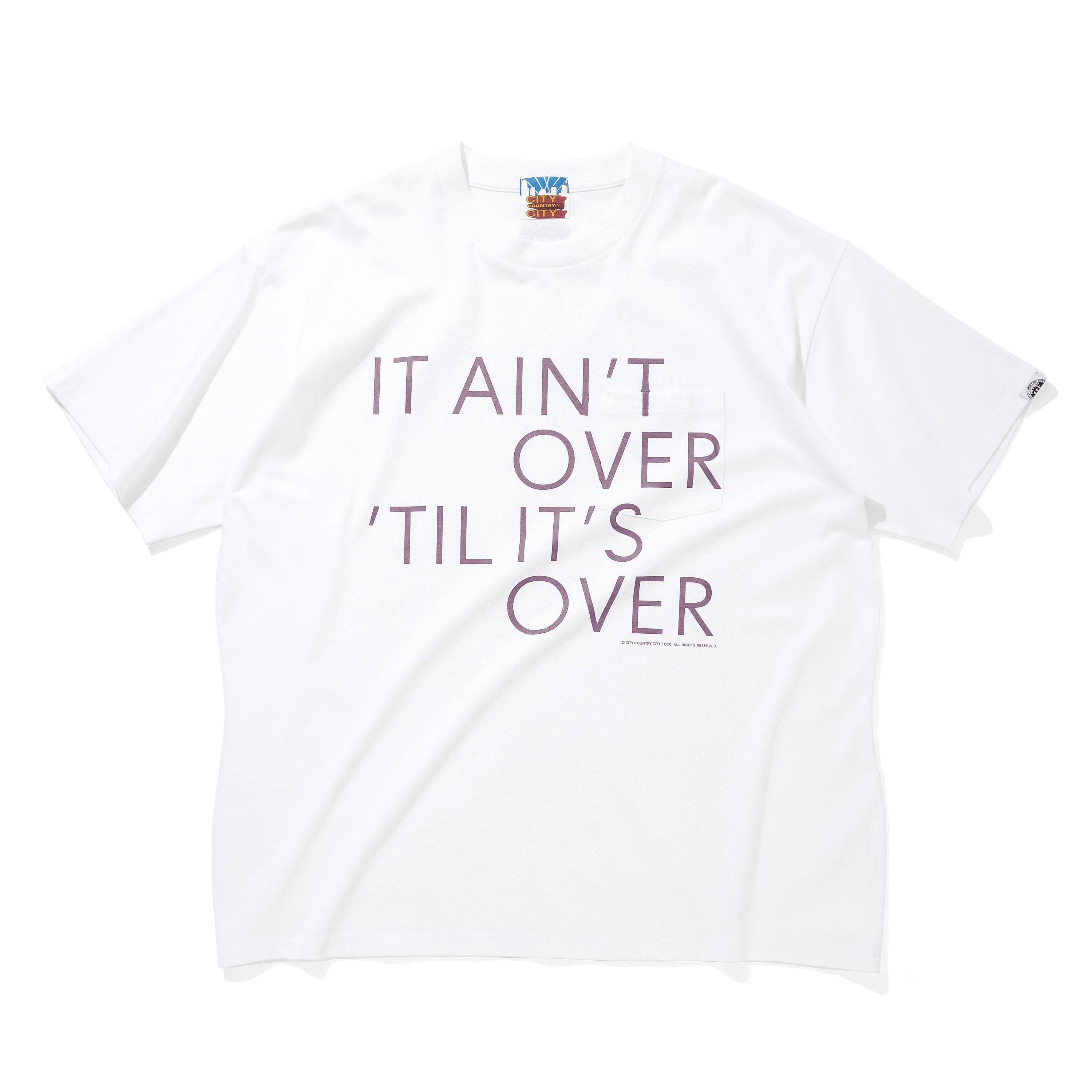 COTTON POCKET T-SHIRTS_AINT OVER [3 COLORS]