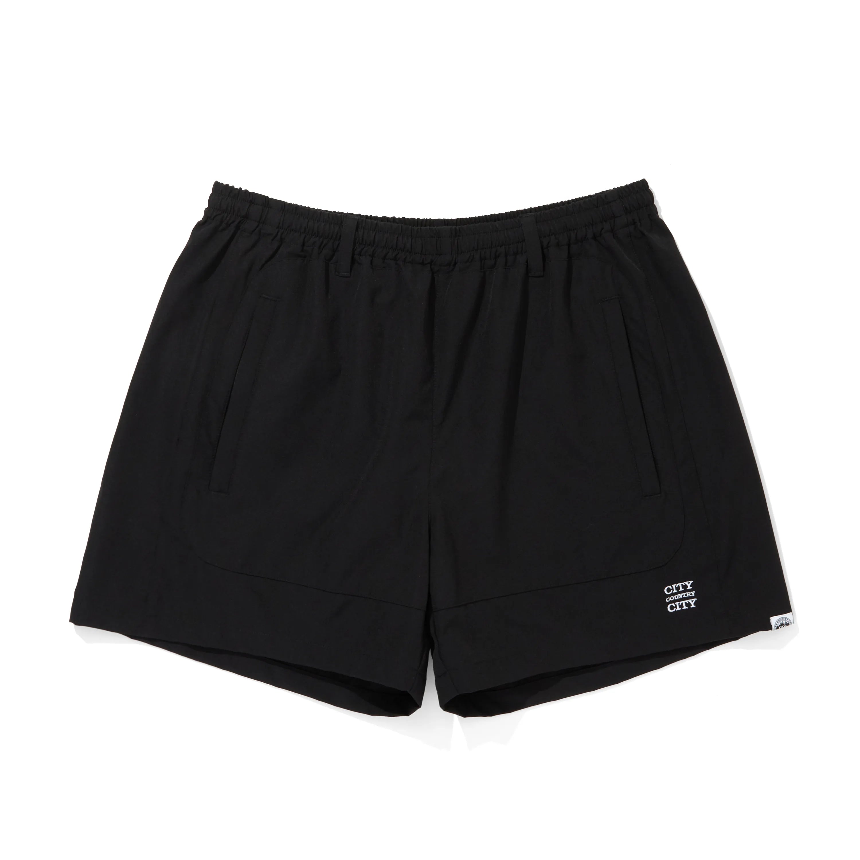 EMBROIDERD LOGO STRECH NYLON EASY SHORTS
