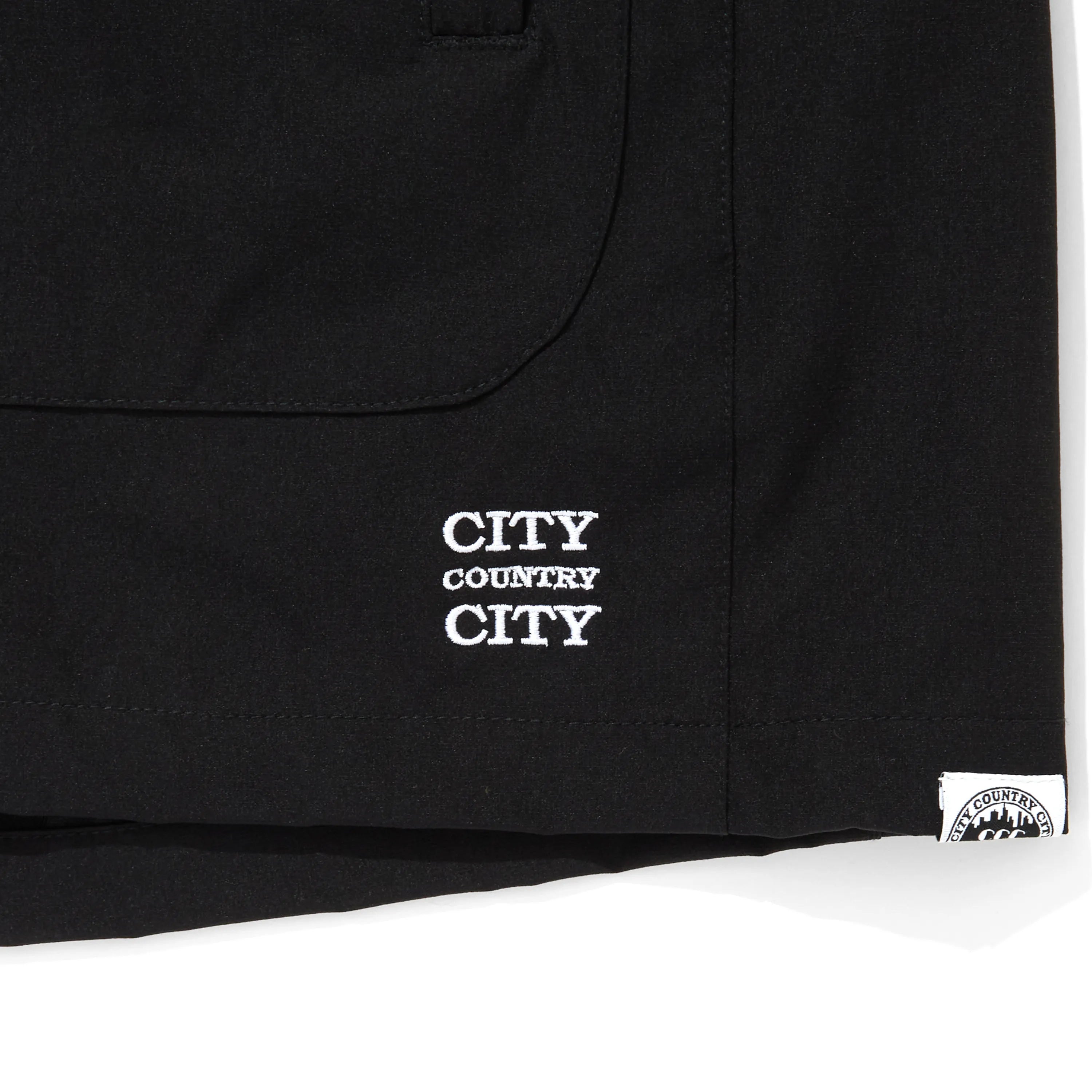 EMBROIDERD LOGO STRECH NYLON EASY SHORTS