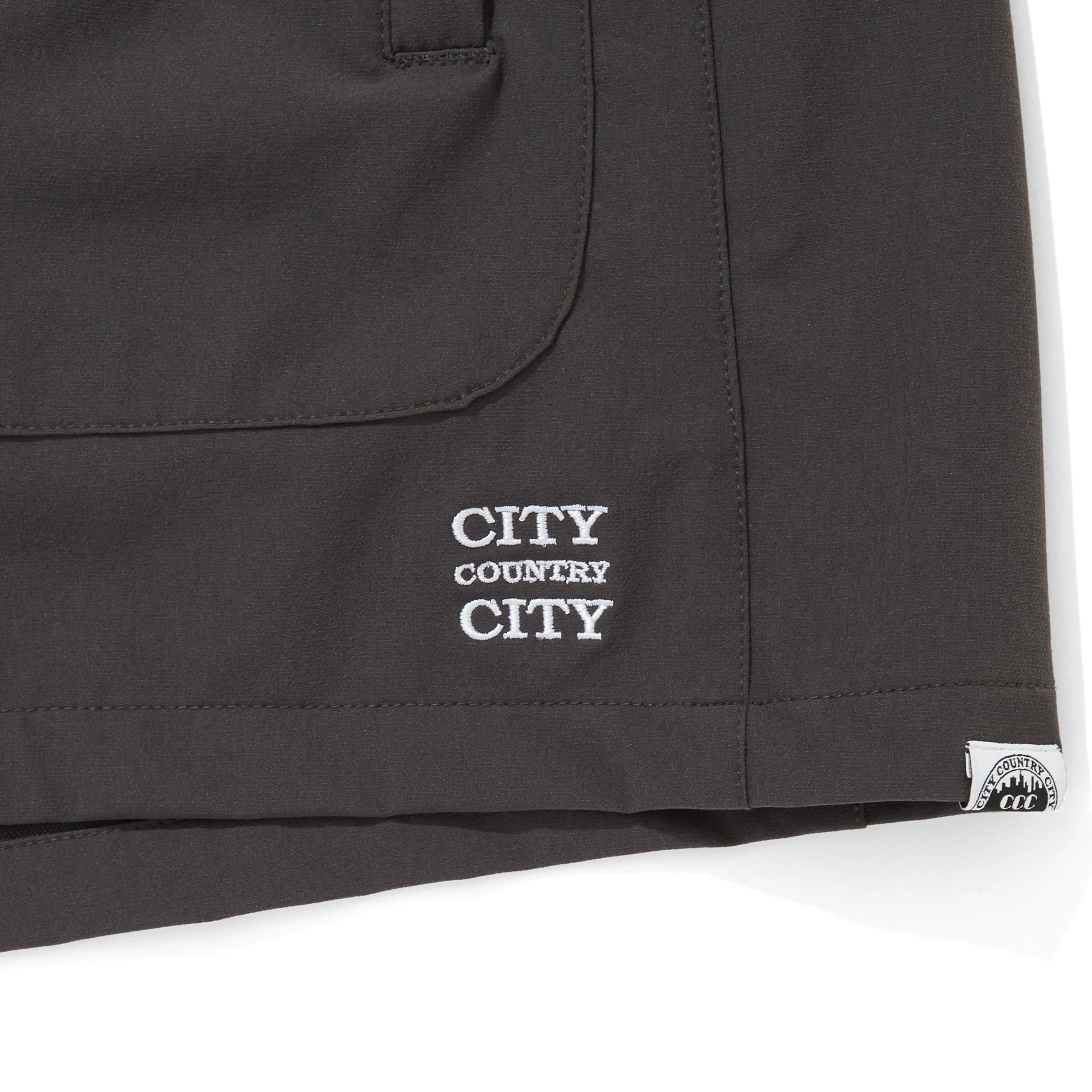 EMBROIDERD LOGO STRECH NYLON EASY SHORTS
