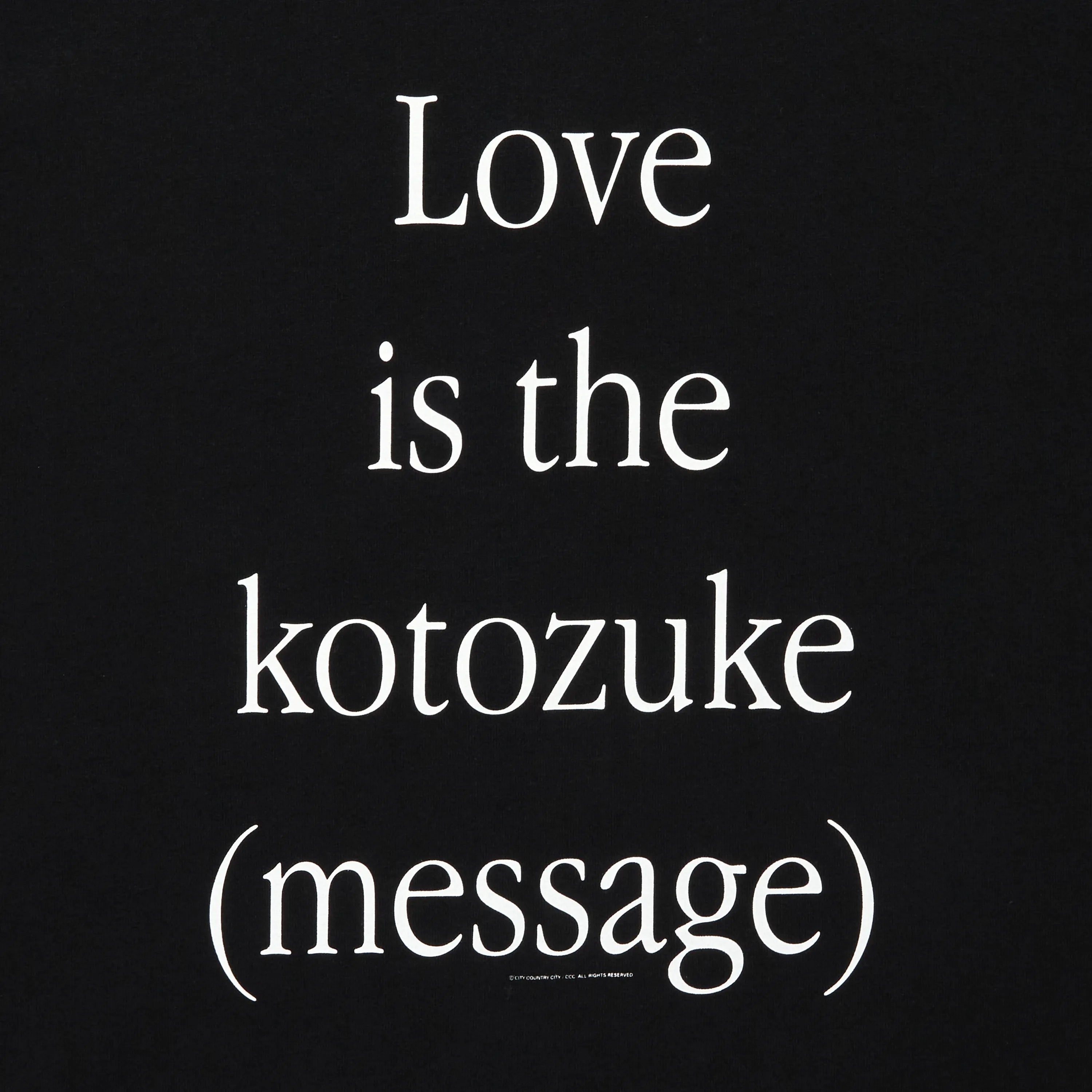 COTTON T-SHIRT_KOTOZUKE
