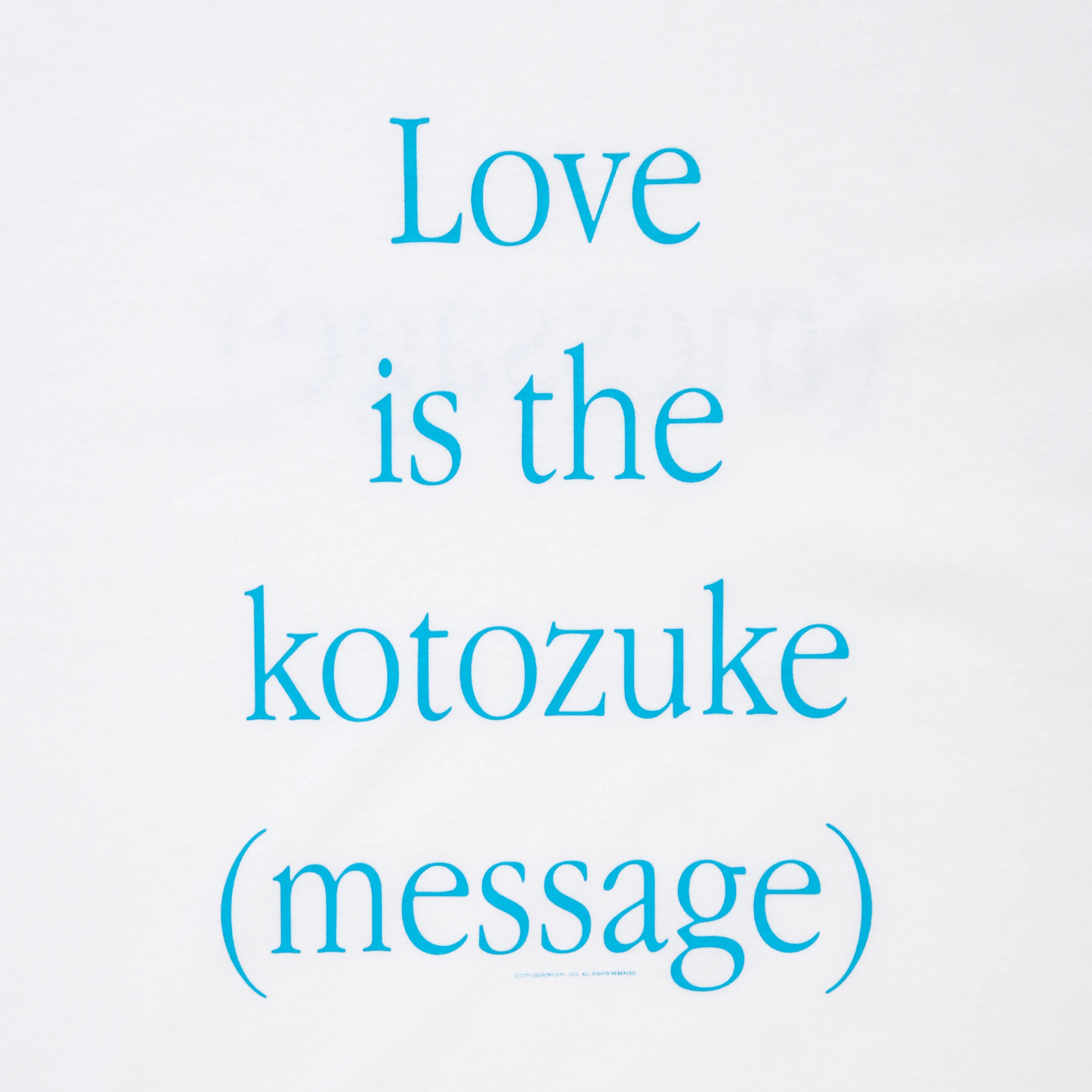 COTTON T-SHIRT_KOTOZUKE