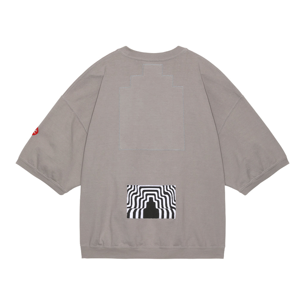 OVERDYE PATCHED CREW NECK