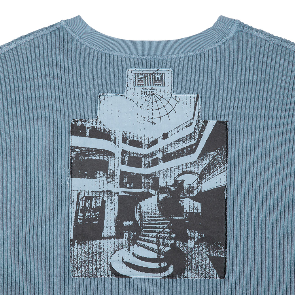OVERDYE RIB CUT SHORT SLEEVE CREW NECK