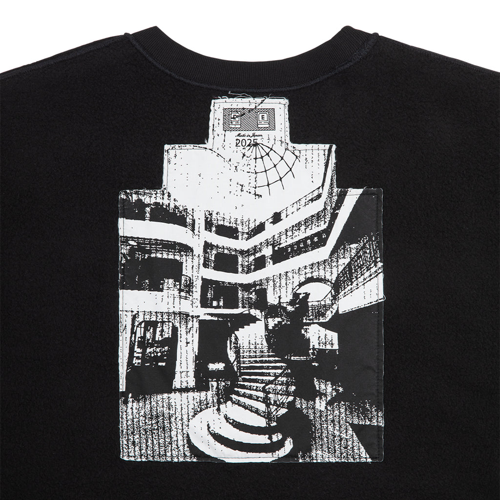 SOLID LOOSE CREW NECK BLACK