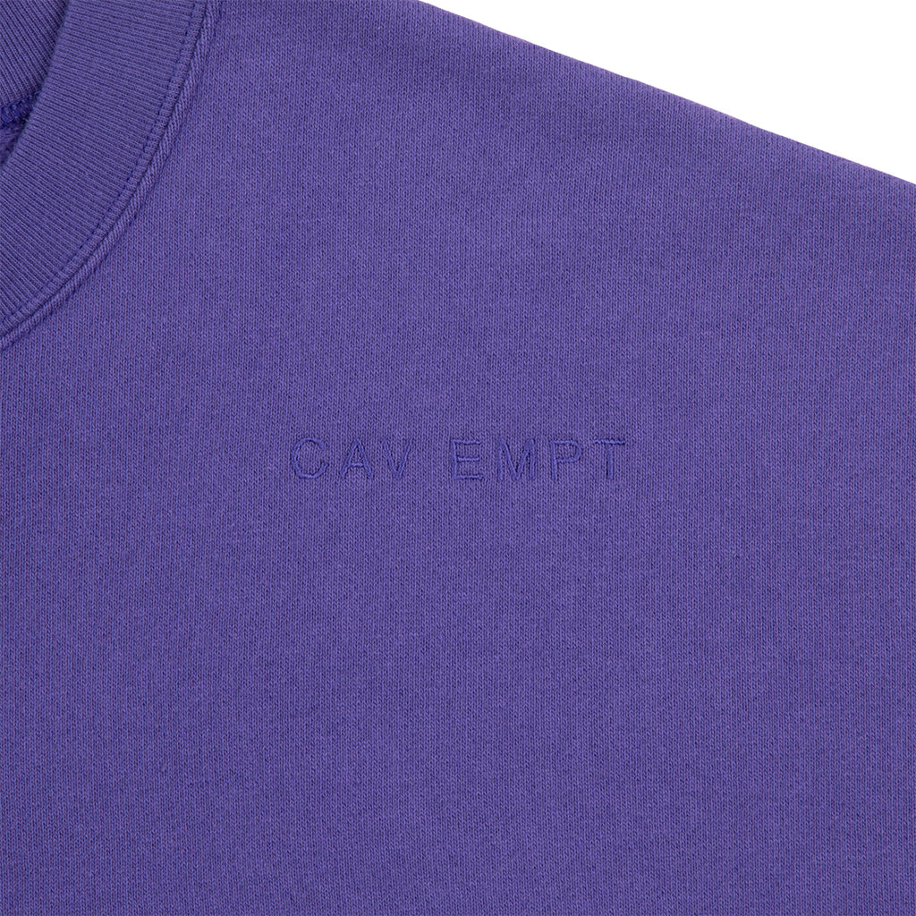 SOLID LOOSE CREW NECK PURPLE