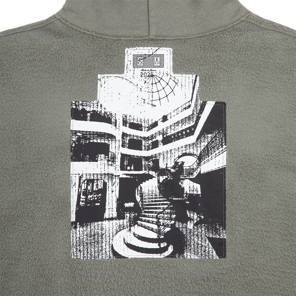 SOLID LOOSE HOODY GREEN