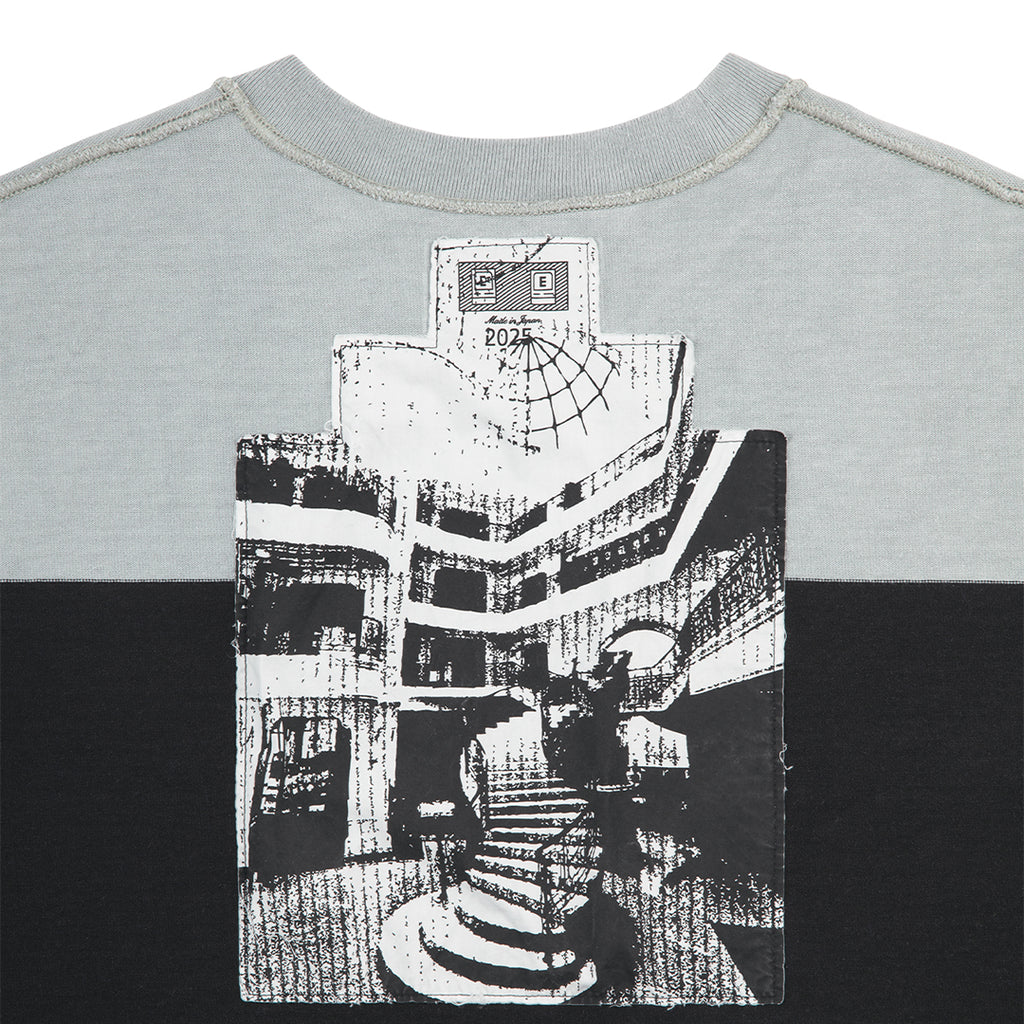 OVERDYE STRIPE SHORT SLEEVE CREW NECK