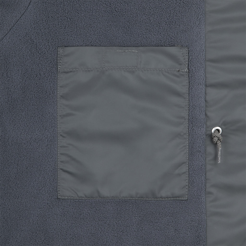 SYNTH FUR HOOD ZIP COAT