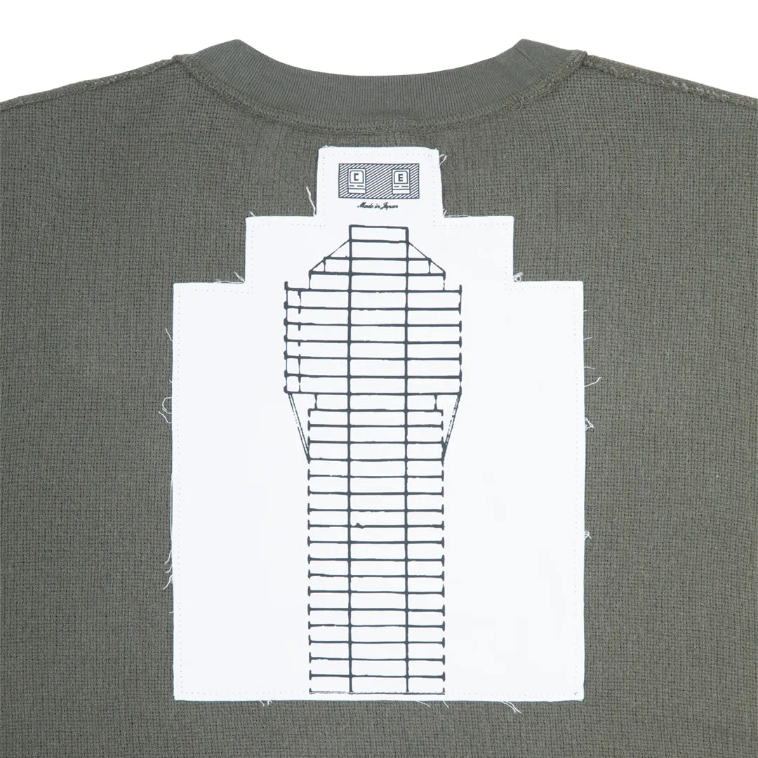 WASHED CL LONG SLEEVE KHAKI