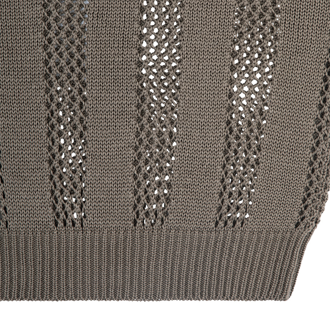 COTTON WALE STRIPE KNIT