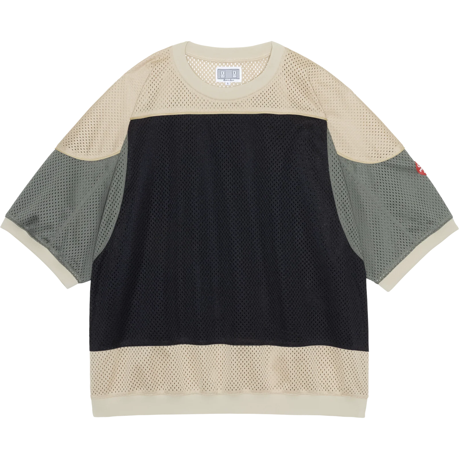 MD Temporal Distortion MESH SS TOP BEIGE
