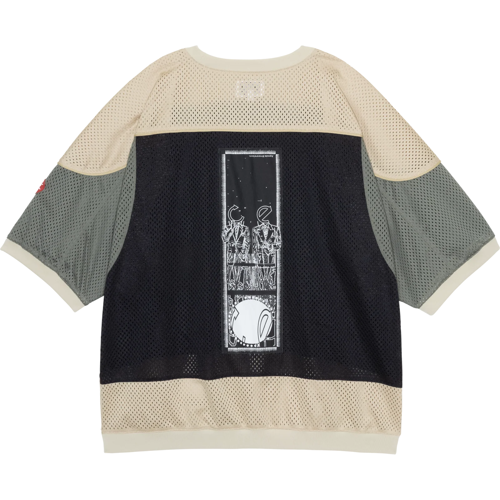 MD Temporal Distortion MESH SS TOP BEIGE