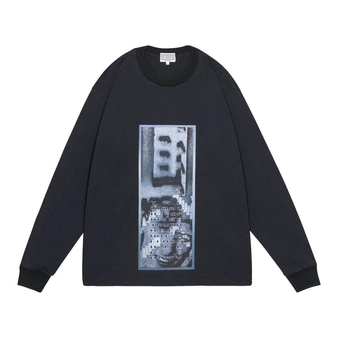 WASHED AS Mere Reality LONG SLEEVE T
