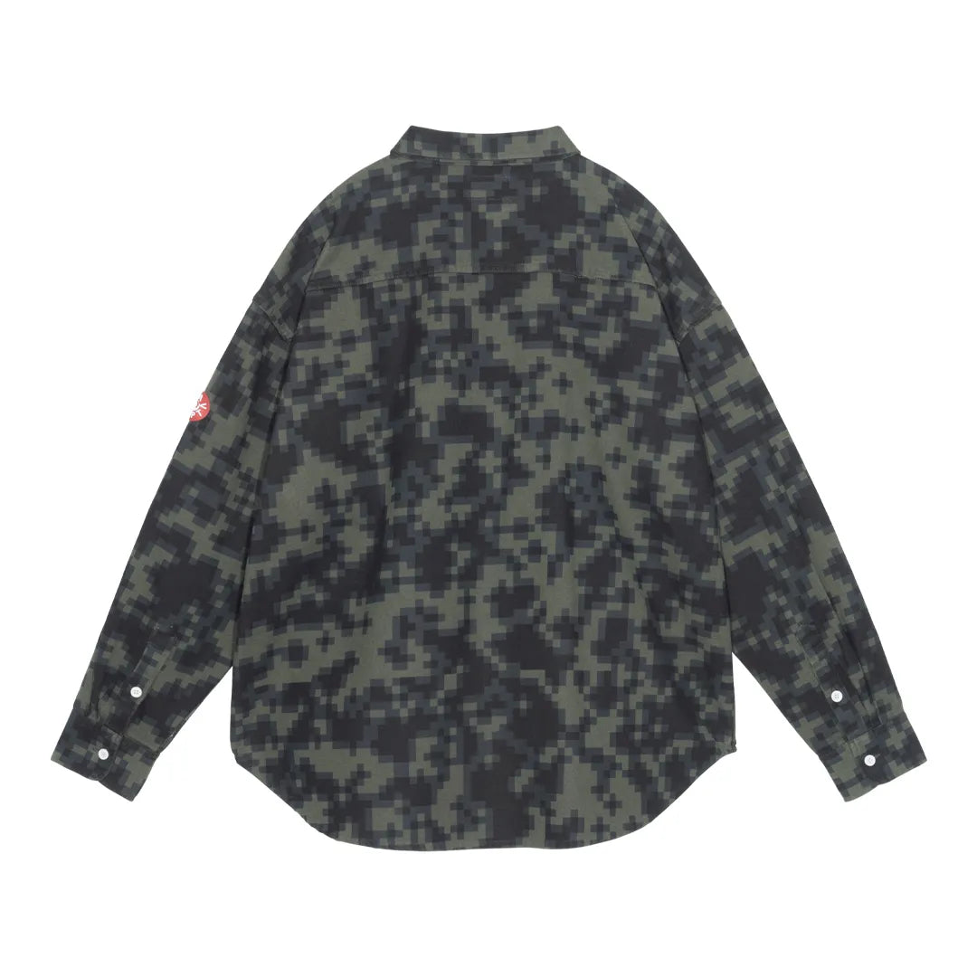 DIGI8 FLANNEL BIG SHIRT GREEN