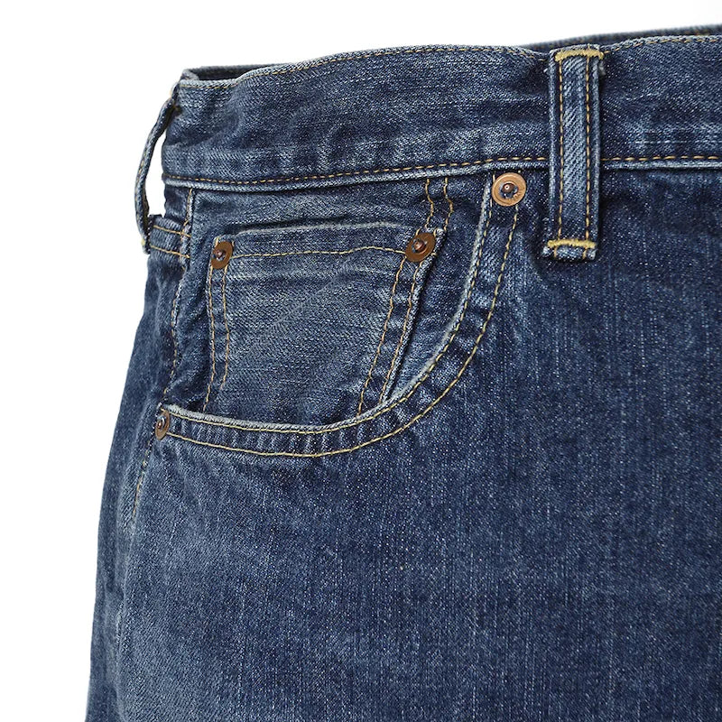 CLASSIC WASHED DENIM PANTS