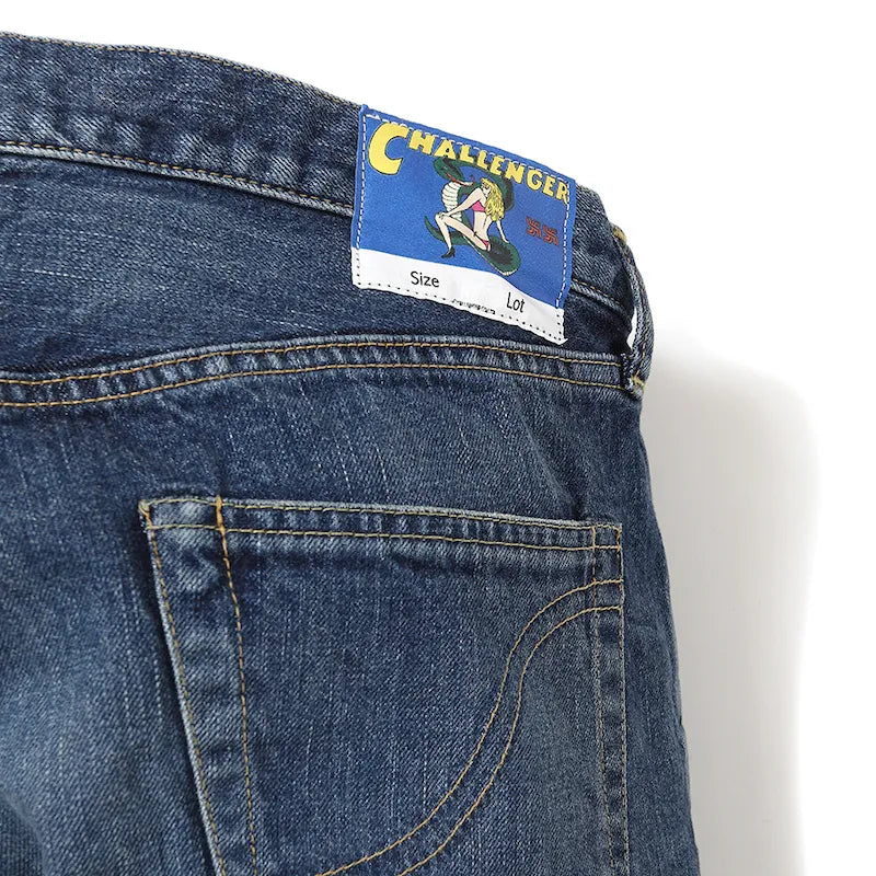 CLASSIC WASHED DENIM PANTS