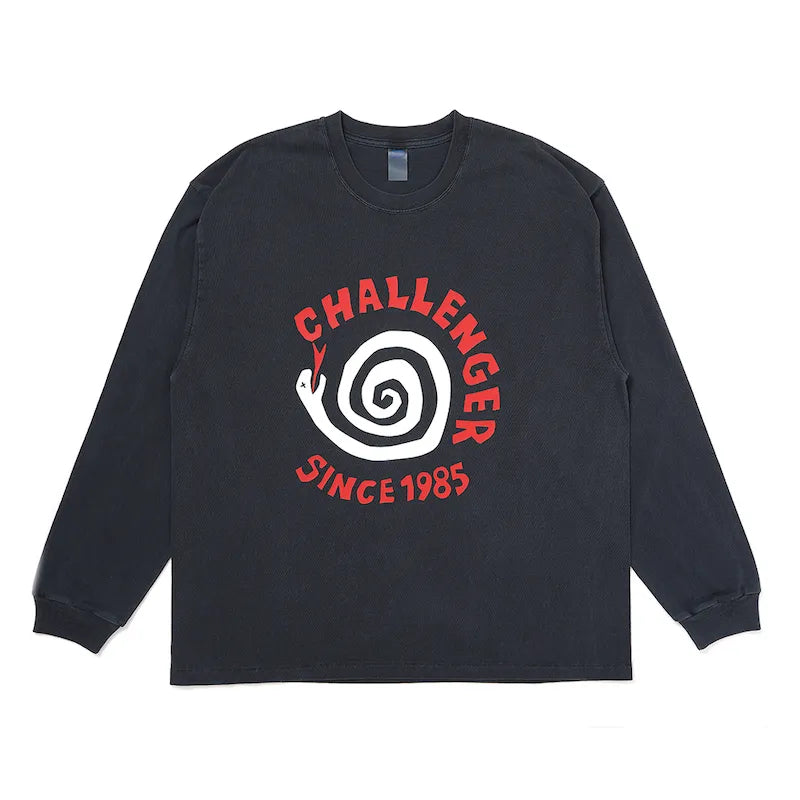 L/S PIGMENT SPIRAL SNAKE TEE